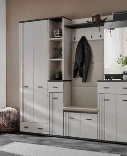 Predsieňový nábytok Predsieňový nábytok Hugo VIII Cc Hg8+P2 Vankúš Kašmír/Čierna