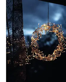 Vianočné dekorácie Eglo 411012 - LED Vianočná dekorácia CURLY 80xLED/0,064W/30/230V 411012