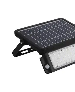 Záhradné lampy  LED Solárny reflektor so senzorom LED/10W/3,7V 4000K IP65 7200 mAh KFNSC10NB