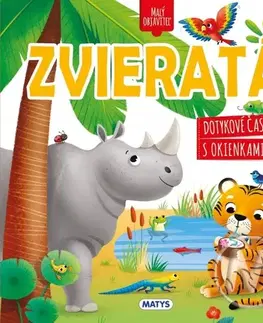 Leporelá, krabičky, puzzle knihy Malý objaviteľ - Zvieratá