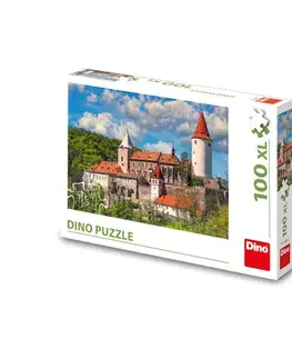 XL dieliky Puzzle Hrad v Křivoklát 100 XL