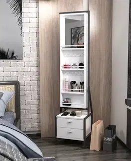 Toaletné Toaletný stolík Elegante - White