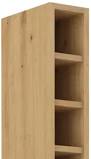 Kuchynské skrinky STELLA 15 G-90 kuchynský regál, dub Artisan