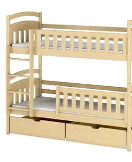 Poschodové postele Posteľ Ignas 80x160 pine