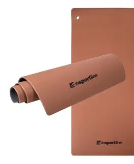 Podložky na cvičenie Podložka na cvičenie inSPORTline Aero Advance 140x60x0,9 cm mocha mousse-šedá