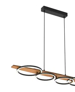 Svietidlá  LED luster na lane MELISA LED/35W/230V borovica 334220