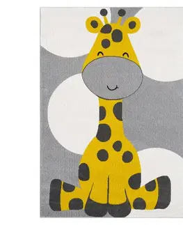 Koberce pre deti Koberec Frisee Soft Kids 0,8/1,5 F0715 šedá