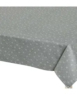 Obrusy Bellatex Obrus ​​Adela Pnúci kvietok sivá, 120 x 140 cm, 120 x 140 cm