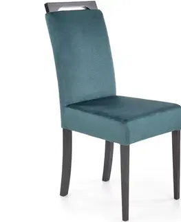 Kuchynské stoličky Stolička CLARION zelená monolith 37/riviera