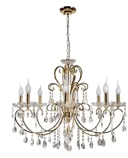 Svietidlá Závesná lampa AURORA 8xE14 luster Candellux