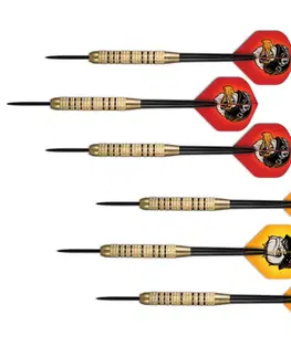 Šípky Šípky Shot Duel Brass Plated Value Range steel 6ks 18 g