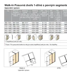 Sprchové dvere HUPPE - Sprchová zástena walk-in 140 cm Hüppe Xtensa pure XT0205.069.322 XT0205.069.322