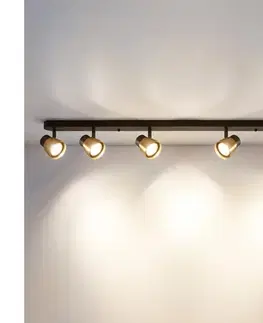 Svietidlá BRILAGI - Bodové svietidlo NUGGET 6xGU10/30W/230V čierna/zlatá WO-OEM-25CF-D05-BG