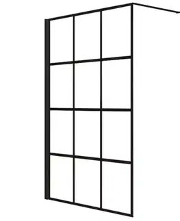 Sprchy WALK-IN Sprchová stena Walk-In Metro 110x195 black