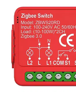 LED osvetlenie  ZBWS20RD - Inteligentný spínač SmartLife 230V ZBWS20RD