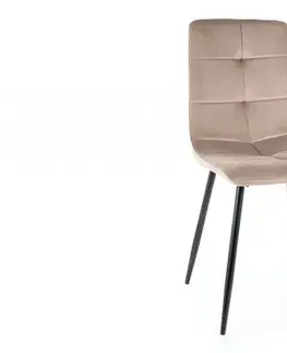 Jedálenské zostavy Jedálenská stolička IVO VELVET Signal