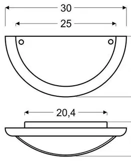 Stropná svetla Stropná lampa Ditrevi 010 Stropná lampa 1/2 Biele drevo