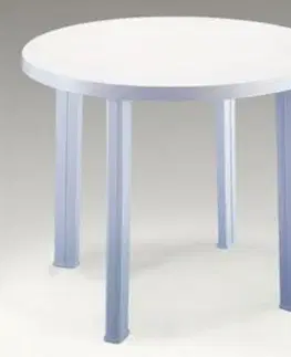 Záhradné stolíky Kinekus Stôl TONDO biely
