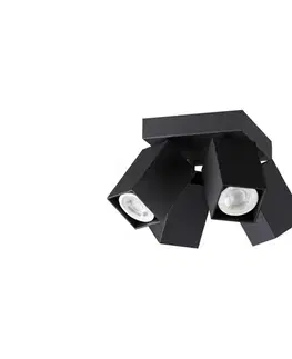 Svietidlá Ideal Lux - LED bodové svietidlo DYNAMITE 4xGU10/7W/230V CRI 90 čierne 371313