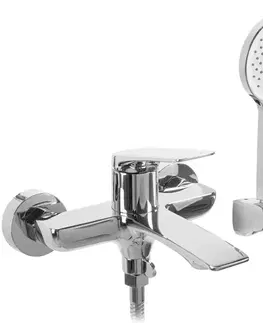 Kúpeľňové batérie REA - Vaňová nástenná batéria AVALON Chrome REA-B1156