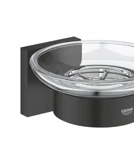 Svietidlá GROHE 410962430 - Miska na mydlo START CUBE 110 x 56 x 125 mm čierna 410962430