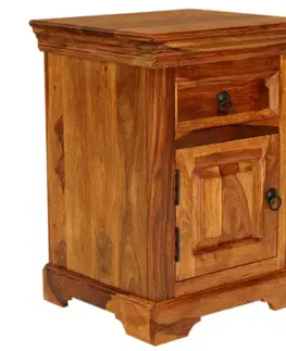 Nočné stolíky Nočný stolík Jali 45x60x40 z indického masívu palisander