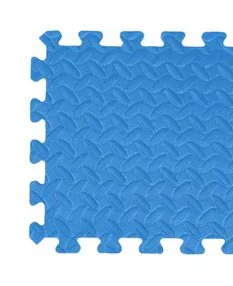 Podložky na cvičenie Puzzle podložka inSPORTline Famkin (12 dielov, 18 okrajov) modrá