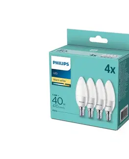 Žiarovky SADA 4x LED Žiarovka Philips E14/5,5W/230V 2700K 8718699718275