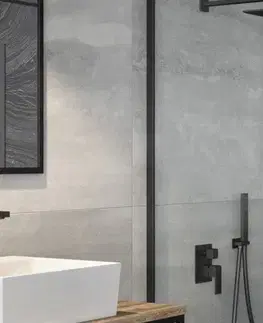 Kúpeľňové batérie BESCO BESCO - Podomietkový sprchový set MODERN/VARIUM I - Čierna matná BABPMVICZ