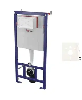 Záchody Cenově zvýhodněný závěsný WC set SAT do lehkých stěn / předstěnová montáž + WC SAT Infinitio SIKOSSIN70K SIKOSSIN70K