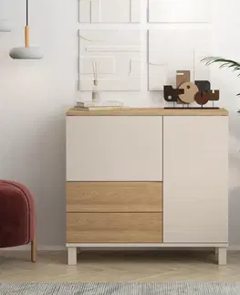 Komody a skrinky ROMA komoda na nožičkách 2S, sepet/coast