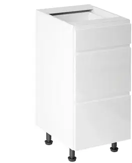 Kuchynské skrinky stojace Kuchynská Skrinka Gardena D40s3 White