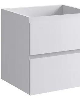 Kúpeľňový nábytok CERANO - Kúpeľňová skrinka pod umývadlo Carole - biela matná - 54x48x45 CER-670762
