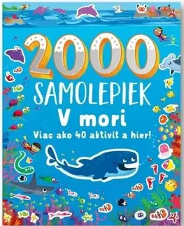 Nalepovačky, vystrihovačky, skladačky V mori - 2000 samolepiek