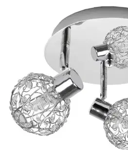 Stropná svetla Stropné svietidlo 3X40W G9 chróm GOLLAR