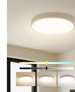 Svietidlá BRILAGI - stmievateľné LED svietidlo POOL LED/36W/230V 3000-6000K priemer 30 cm béžové + diaľkové ovládanie BRI335