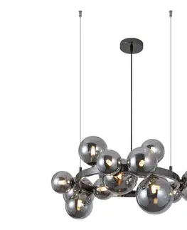 Svietidlá Wofi 5014-1505W - LED Luster na lanku VILLA 15xG9/3W/230V čierna 5014-1505W