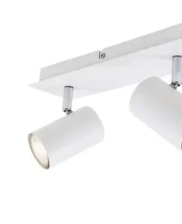 Svietidlá Briloner 2857-026 - Bodové svietidlo SPOT 2xGU10/40W/230V biela 2857-026