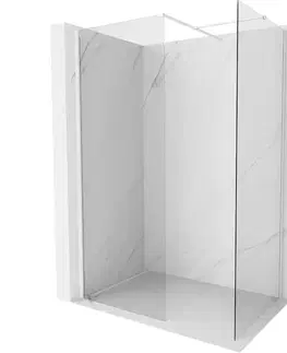Sprchové dvere MEXEN/S - Kyoto-X Sprchová zástena WALK-IN 100 x 100, transparent 10 mm, biela 800-100-202-20-00-100-X