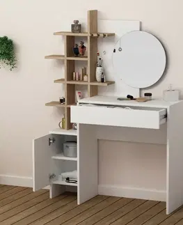 Konferenčné stolíky Kozmetický stolík Mup White and Oak