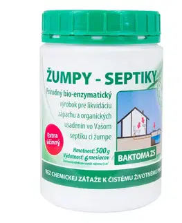 Upratovanie Baktérie do žumpy a septiku - Baktoma ZS 0,5kg Baktoma ZS: 0,5kg