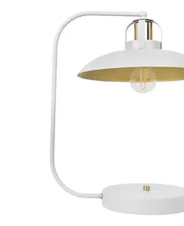 Lampy  Stolná lampa FELIX 1xE27/60W/230V biela MLP7706