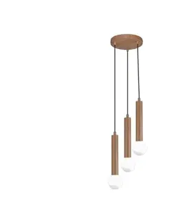 Svietidlá  PND-33574-3-WD - Luster na lanku FILANO 3xG9/5W/230V hnedá PND-33574-3-WD