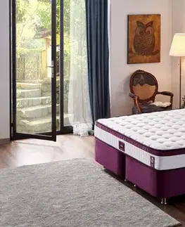 Matrace Mattress Violet 140x190 cm Double Size Middle Firm Mattress