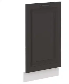 Dvierka a čelá zásuviek pre kuchynske skrinky Dvierka na umývačku STILO grafit mat/biely Dvierka zm 713x446