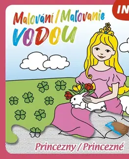 Nalepovačky, vystrihovačky, skladačky Malování / Maľovanie vodou – Princezny