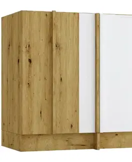 Kuchynské skrinky stojace Kuchynská skrinka Isabel DNP P/L sivá/artisan