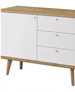 Komody do spálne Komoda Primo PKSZ107 dub riviera