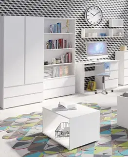 Regále ArtMadex Vysoký regál COSMO C01 | biela