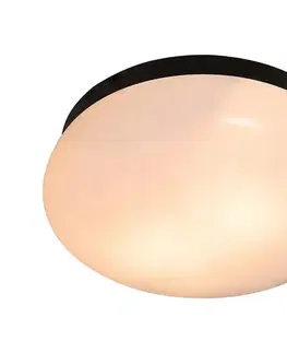 Svietidlá Nordlux - Kúpeľňové stropné svietidlo FOAM 2xE27/55W/230V IP44 čierna 2210126003
